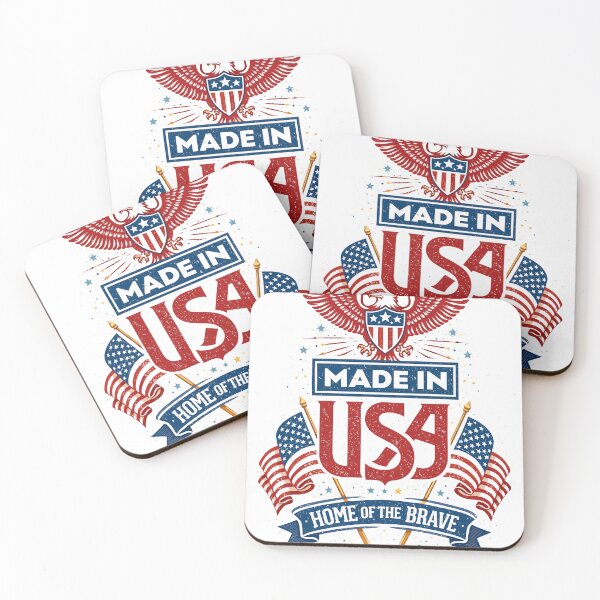 Item preview, Made in USA Patriotic T-Shirt designed and sold by Matinez Pink.