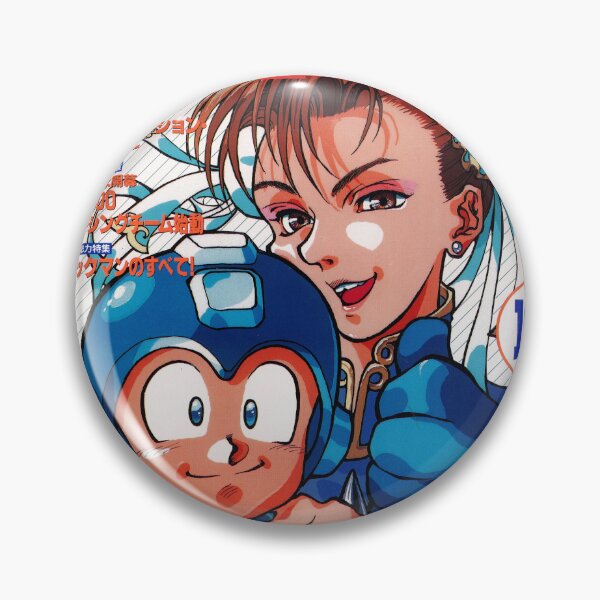 Item preview, Mega Man & Chun-Li designed and sold by sleeplessgiant.