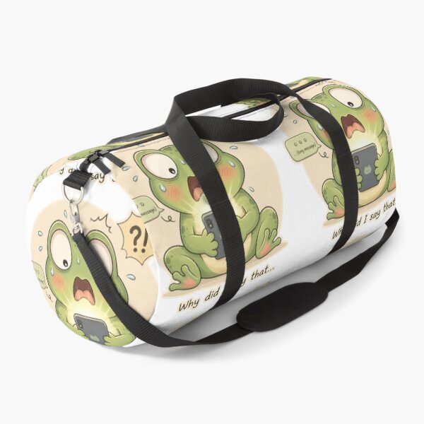 Item preview, Frog Oversharing Social Anxiety Cute Mood designed and sold by Sadia  Jannat.