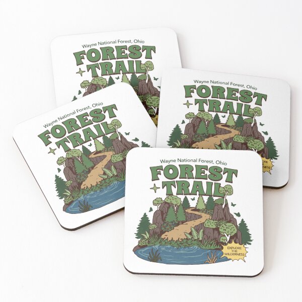 Item preview, Wayne National Forest, Ohio Forest + Trail Explore The Wilderness Hiking Adventure designed and sold by Simsimah26Parks.