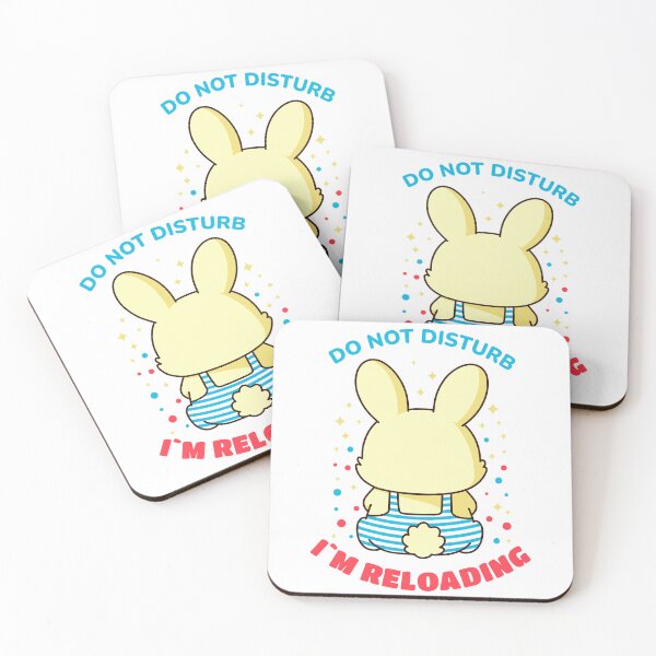 Item preview, Introvert Easter Bunny – Do Not Disturb I'm Reloading Funny Cute Bunny designed and sold by Skryp-art.