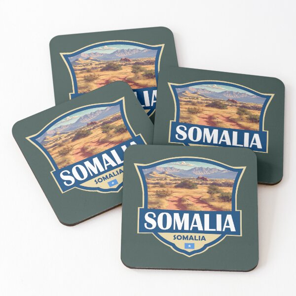 Item preview, Somalia Illustration Retro Badge designed and sold by KrisSidDesigns.
