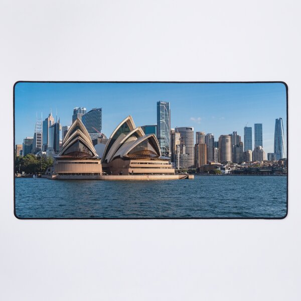 Item preview,  Sydney City Skyline from the Harbour - Global Icon | Modern Australian Fine Art designed and sold by Ross.A.Campbell.