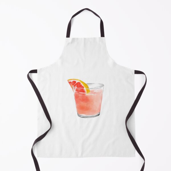 Item preview, Refreshing Pink Grapefruit Citrus Cocktail Watercolor Painting designed and sold by Nickmeil26.