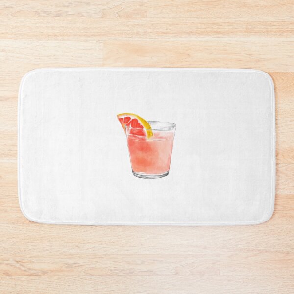Item preview, Refreshing Pink Grapefruit Citrus Cocktail Watercolor Painting designed and sold by Nickmeil26.