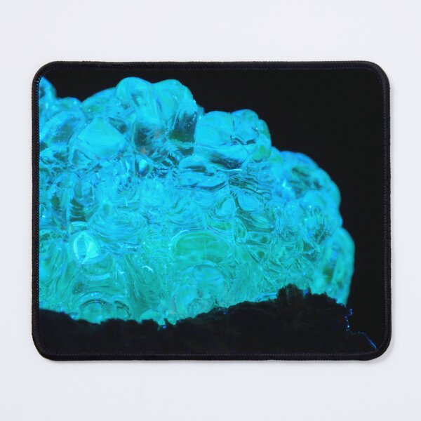 Item preview, Hyalite Opal Under UV – Macro Photo designed and sold by MacroStones.