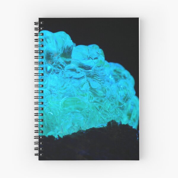 Item preview, Hyalite Opal Under UV – Macro Photo designed and sold by MacroStones.
