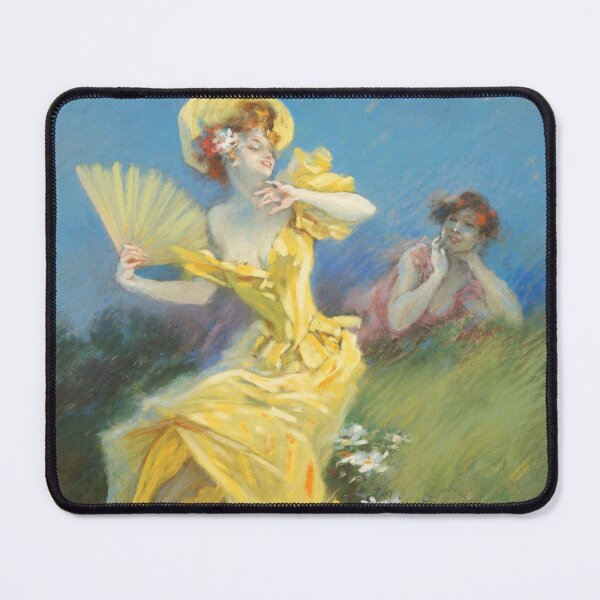 Item preview, Impressionist Vintage Painting Women for Romantic Wall Art Lovers designed and sold by RickE.