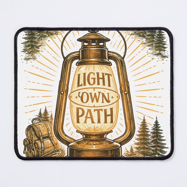 Item preview, Adventure Lantern Hiking T-Shirt designed and sold by Matinez Pink.