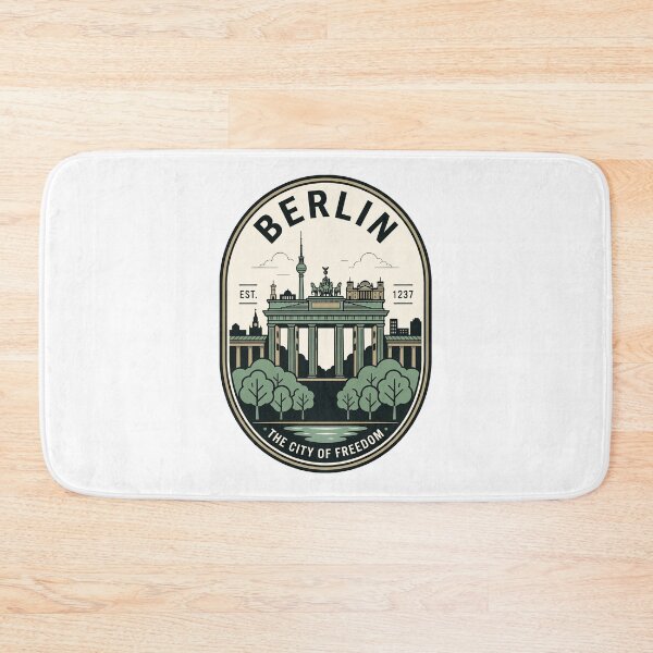 Item preview, Vintage Berlin Germany Skyline Travel Badge designed and sold by k3rstman1.
