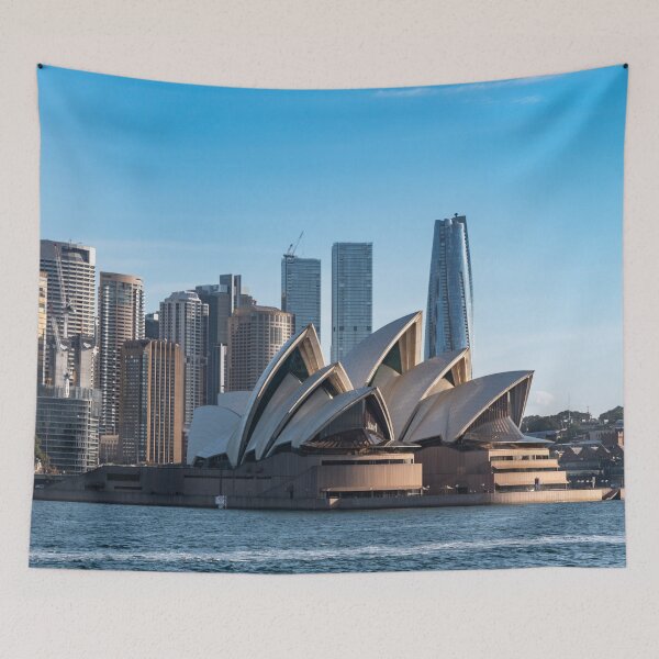 Item preview, Sydney City Skyline from the Harbour - Global Icon | Modern Australian Fine Art designed and sold by Ross.A.Campbell.