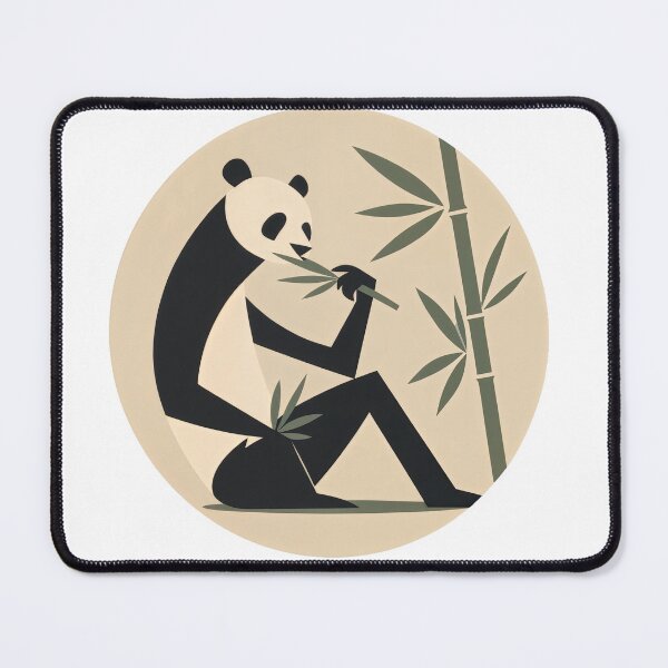 Item preview, T-Shirt - Sticker - Minimalist Panda Harmony designed and sold by ForeverPrintsOK.