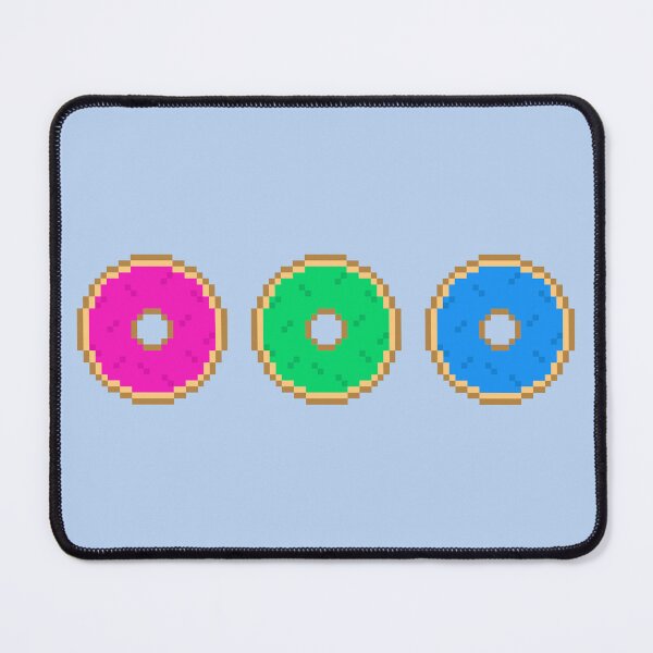 Item preview, Poly Pixel Pride Donuts designed and sold by Lilac-Cat.