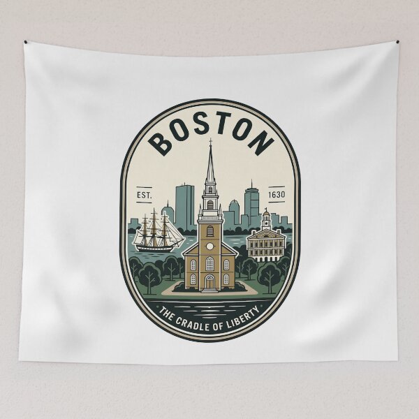 Item preview, Vintage Boston Massachusetts Cradle of Liberty Badge designed and sold by k3rstman1.
