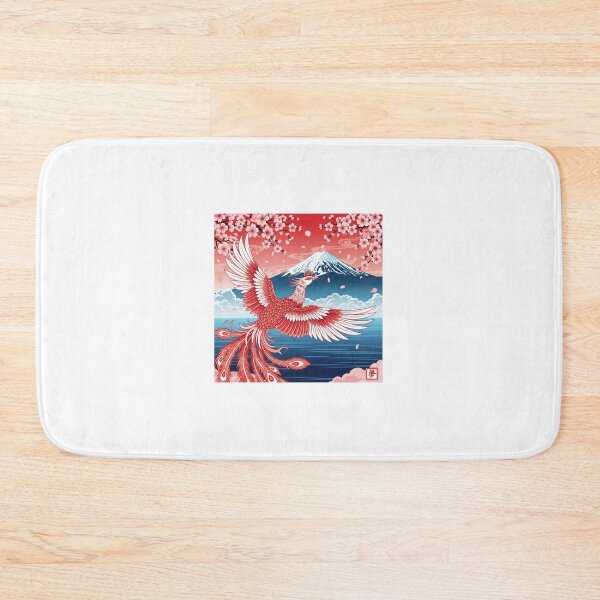 Item preview, The Phoenix's Flight: Rebirth over Mt. Fuji and Sakura designed and sold by schwa24jpn.