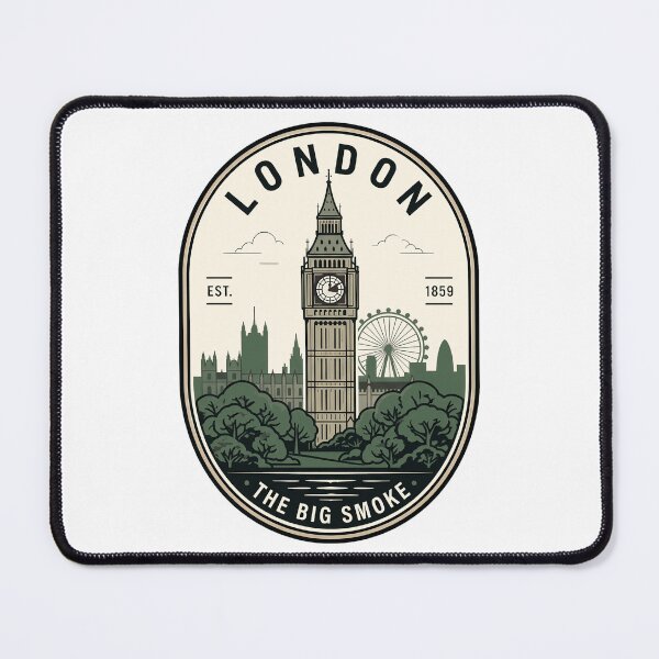 Item preview, Vintage London Skyline Big Ben Travel Badge designed and sold by k3rstman1.