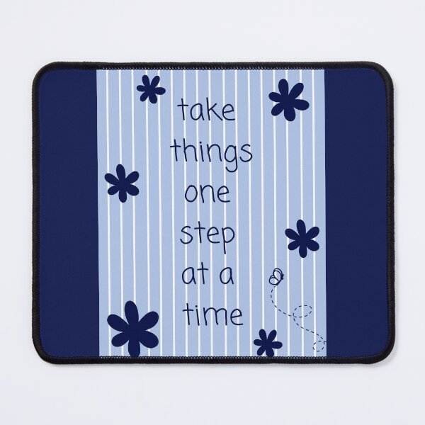Item preview, take things one step at a time designed and sold by Huckleberry Stationary.