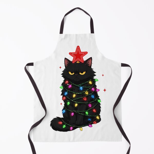 Item preview, Black Cat Christmas Lights designed and sold by UniTeeCo.