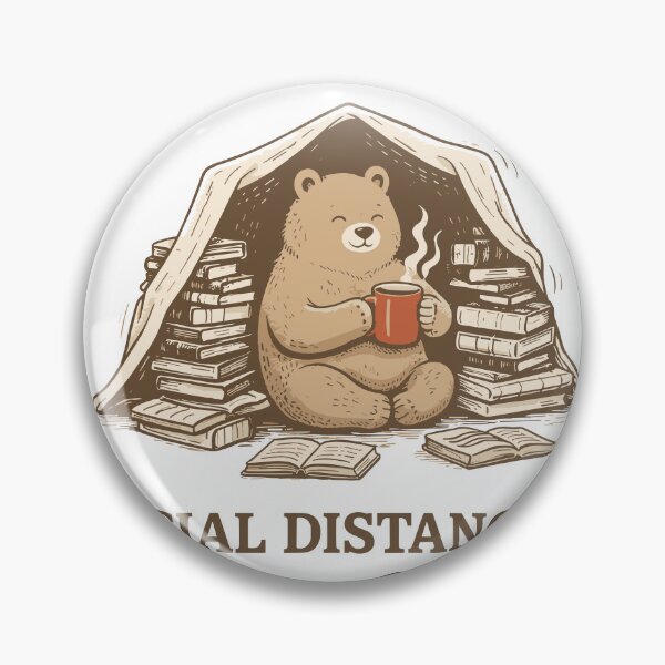 Item preview, Social Distancing Bear T-Shirt designed and sold by Matinez Pink.