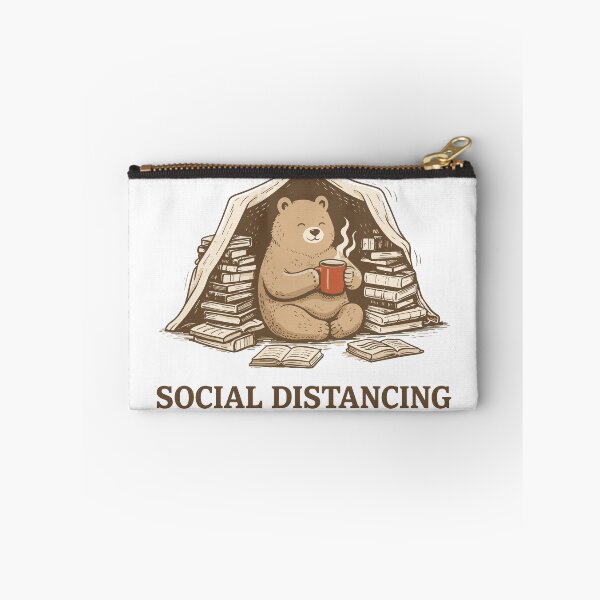 Item preview, Social Distancing Bear T-Shirt designed and sold by Matinez Pink.