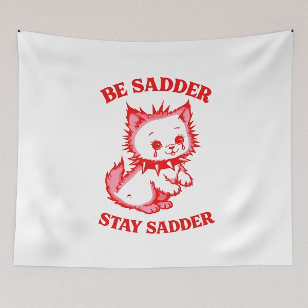 Item preview, Sad Cat T-Shirt designed and sold by Matinez Pink.