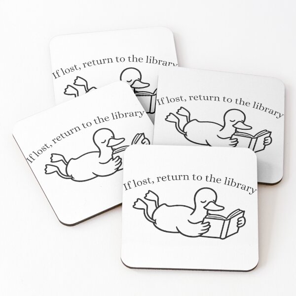 Item preview, If lost, return to the library designed and sold by Bookish Blossom.