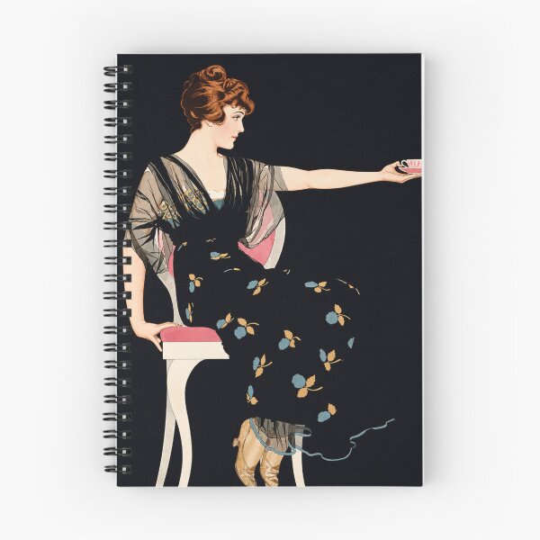Item preview, Art Deco Tea Lady Illustration for Vintage Decor Lovers designed and sold by RickE.