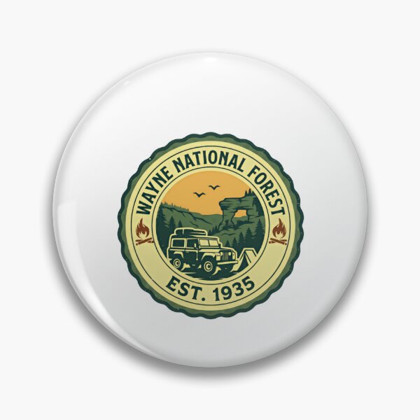 Item preview, Wayne National Forest Est. 1935 Ohio Camping Hiking Outdoor Explorer designed and sold by Simsimah26Parks.