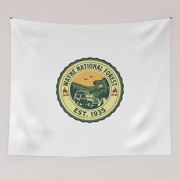 Item preview, Wayne National Forest Est. 1935 Ohio Camping Hiking Outdoor Explorer designed and sold by Simsimah26Parks.