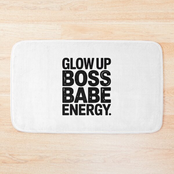 Item preview, Glow Up Boss Babe Energy. Unstoppable Feminine Power Aesthetic Quote designed and sold by Aarvya Fashion Club ( A.F.C ).