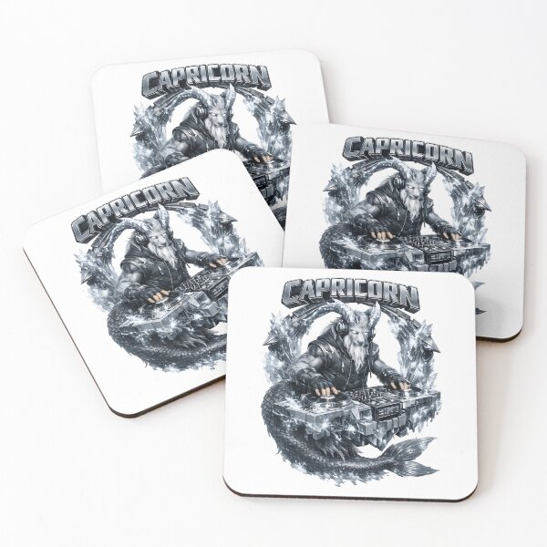 Item preview, Powerful Capricorn Sea Goat DJ Zodiac designed and sold by  ZenRave Designs.