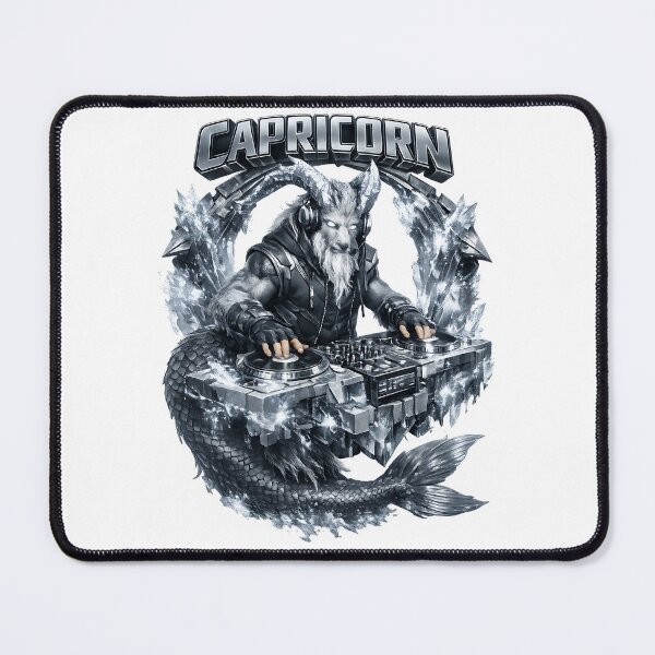 Item preview, Powerful Capricorn Sea Goat DJ Zodiac designed and sold by  ZenRave Designs.