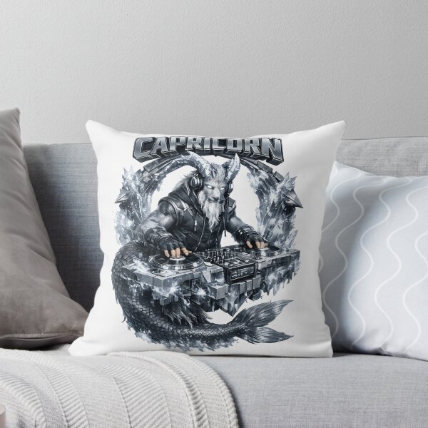 Item preview, Powerful Capricorn Sea Goat DJ Zodiac designed and sold by  ZenRave Designs.