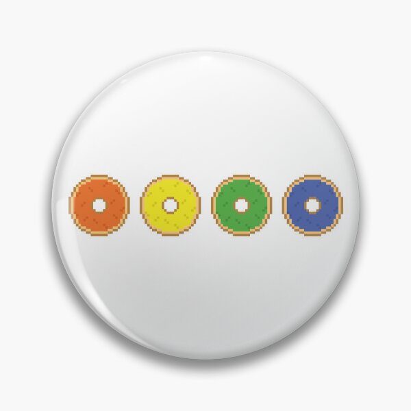Item preview, Questioning Pixel Pride Donuts designed and sold by Lilac-Cat.