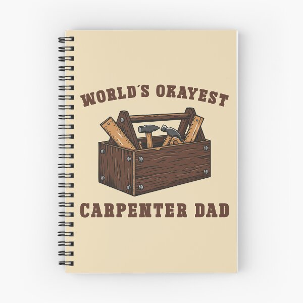 Item preview, World's Okayest Carpenter Dad - Funny Vintage Toolbox designed and sold by Dmetalx Art Apparel.