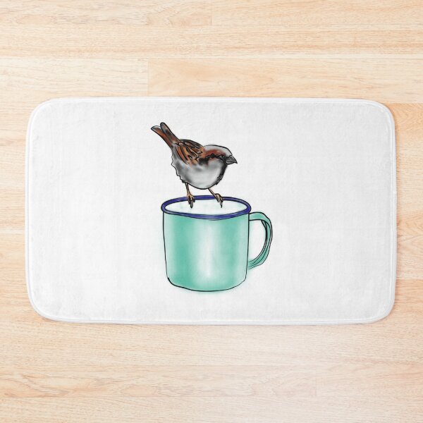 Item preview, Tea Time Sparrow designed and sold by BeautyDesignNo1.
