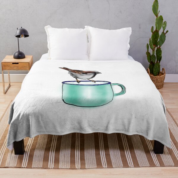 Item preview, Tea Time Sparrow designed and sold by BeautyDesignNo1.