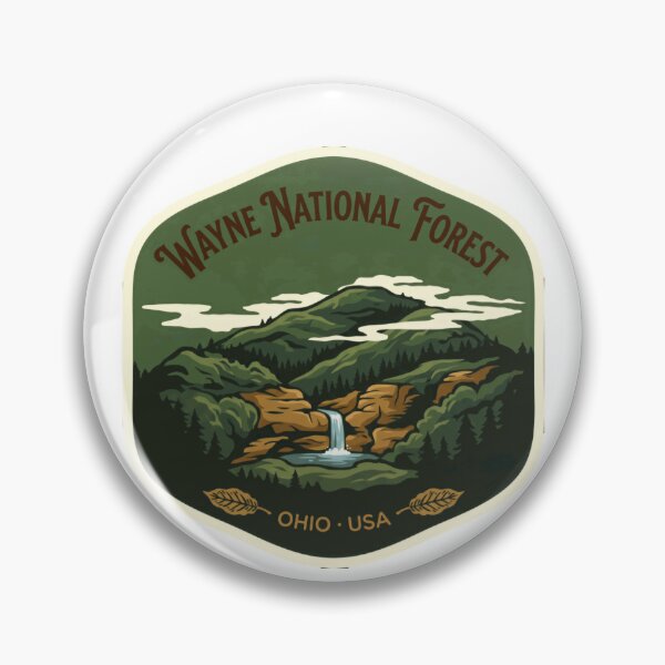 Item preview, Wayne National Forest Ohio Usa National Forest Nature Lover Hiking Camping designed and sold by Simsimah26Parks.