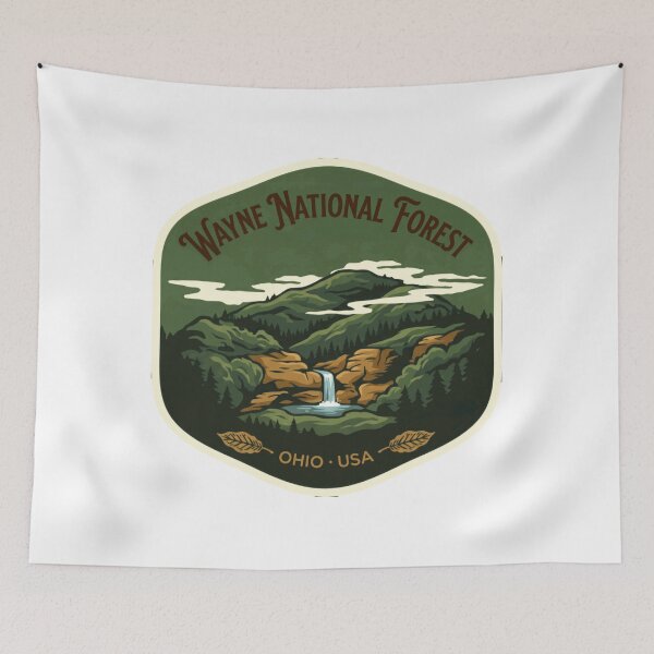 Item preview, Wayne National Forest Ohio Usa National Forest Nature Lover Hiking Camping designed and sold by Simsimah26Parks.