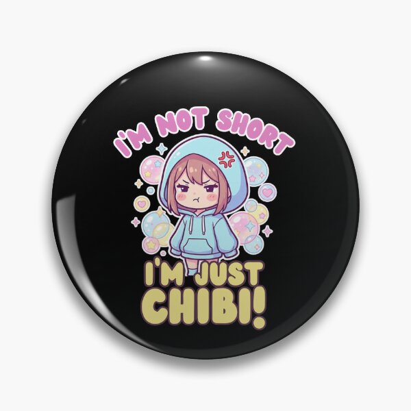 Artikelvorschau, Ich bin nicht klein, ich bin nur ein Chibi – ein süßes Anime-Mädchen entworfen und verkauft von Wit & Wear.