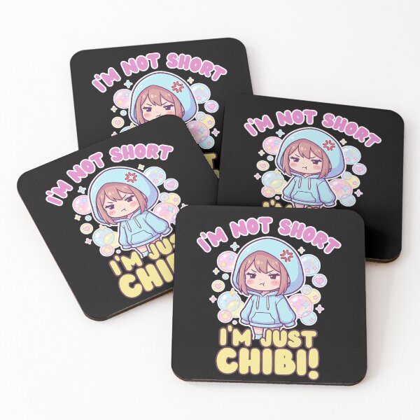 Item preview, I'm Not Short I'm Just Chibi - Cute Anime Girl designed and sold by Wit & Wear.