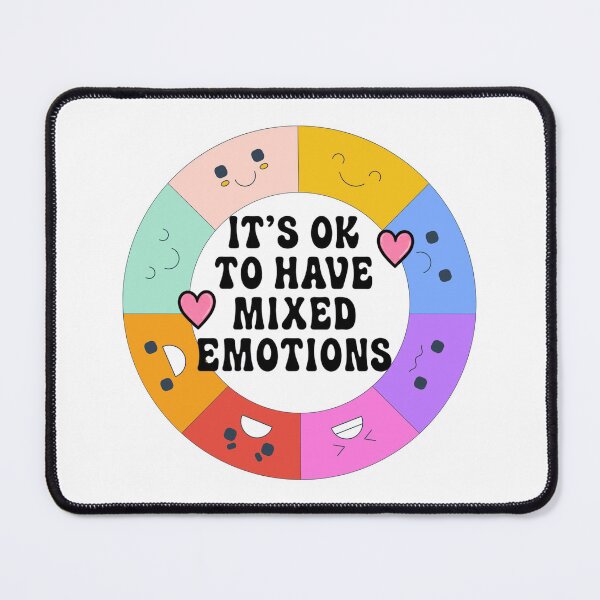 Item preview, It’s OK To Have Mixed Emotions Rainbow Feelings Wheel designed and sold by The Sandy Design Store.