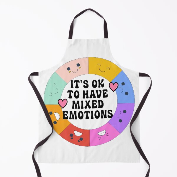 Item preview, It’s OK To Have Mixed Emotions Rainbow Feelings Wheel designed and sold by Sandy's Cheeky Studio.