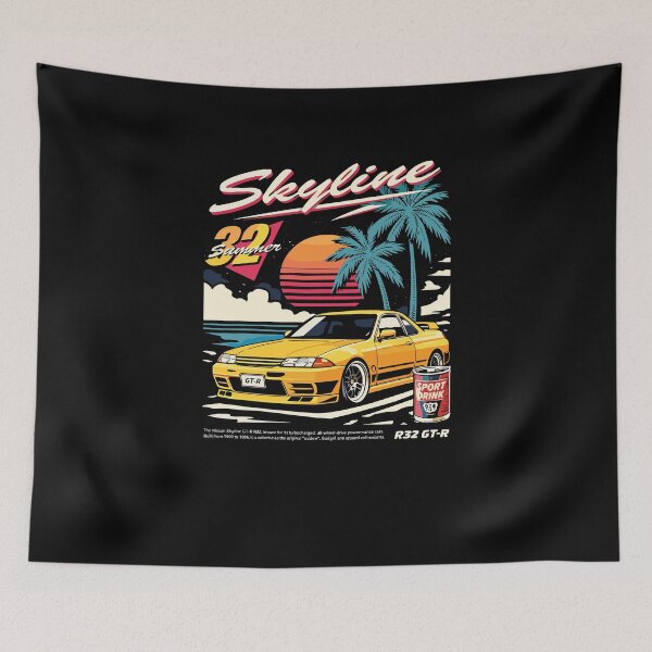 Item preview, Nissan Skyline GT-R R32 Summer designed and sold by Matinez Pink.