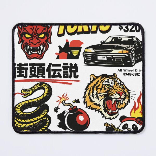 Item preview, Tokyo Street Legend Car T-Shirt designed and sold by Matinez Pink.