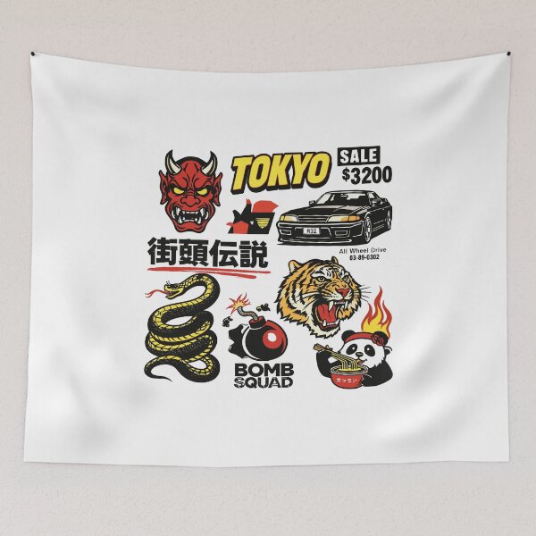 Item preview, Tokyo Street Legend Car T-Shirt designed and sold by Matinez Pink.