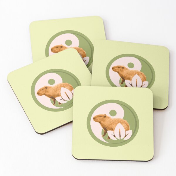 Item preview, Zen Capybara Yin Yang Peaceful Nature Art designed and sold by Vac1.