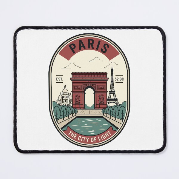 Item preview, Vintage Paris France Travel Badge City of Light designed and sold by k3rstman1.