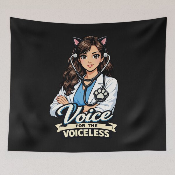Item preview, Voice For The Voiceless Female Vet Animal Care designed and sold by Tsugraf Designs.