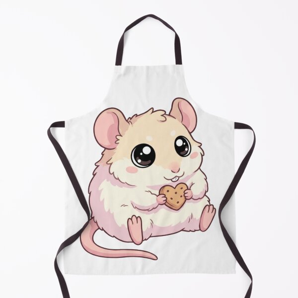 Item preview, Cute Hamster Holding Heart Cookie Kawaii Sweet Animal Art designed and sold by CreatedbyKandJ.